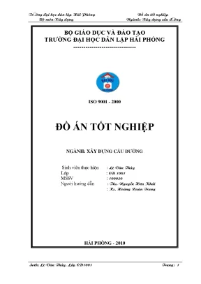 Khoá luận tốt nghiệp thiết kế tuyến đ ờng qua hai điểm s9 e1 thuộc tỉnh lào cai