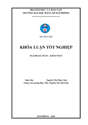 Khoá luận tốt nghiệp hoàn thiện công tác kế toán doanh thu chi phí và xác định kết quả kinh doanh tại công ty tnhh vận tải thương mại hà anh