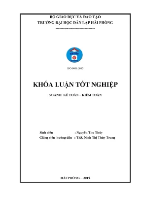 Khoá luận tốt nghiệp hoàn thiện công tác kế toán doanh thu chi phí và xác định kết quả kinh doanh tại công ty tnhh thương mại và sản xuất minh châu