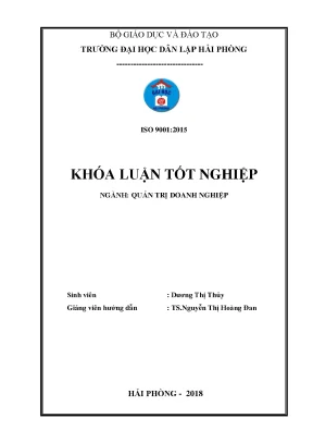 Khoá luận tốt nghiệp đánh giá công tác đào tạo và phát triển nhân sự tại công ty thương mại và đầu tư vân long cdc