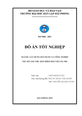 Khoá luận tốt nghiệp trụ sở làm việc bảo hiểm bảo việt hà nội