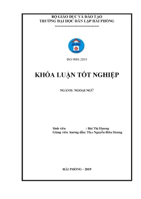 Khoá luận tốt nghiệp an investigation into some of the factors affecting the motivation of the third year english major students in speaking classes at haiphong private univer