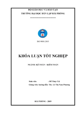 Khoá luận tốt nghiệp hoàn thiện công tác kế toán doanh thu chi phí và xác định kết quả kinh doanh tại công ty cổ phần xây dựng số 1
