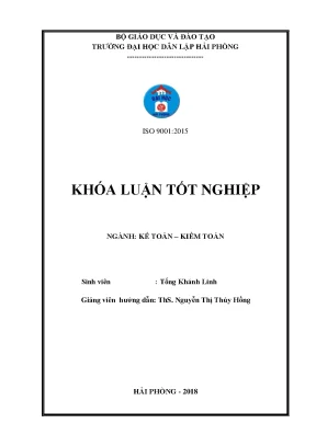 Khoá luận tốt nghiệp hoàn thiện công tác kế toán doanh thu chi phí và xác định kết quả kinh doanh tại công ty tnhh hiền trang