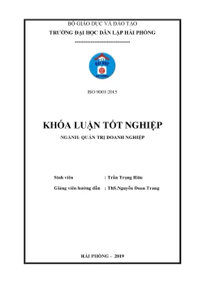 Khoá luận tốt nghiệp một số giải pháp nâng cao hiệu quả sử dụng nguồn nhân lực tại công ty cp đầu tư xây dựng và thương mại thùy dương