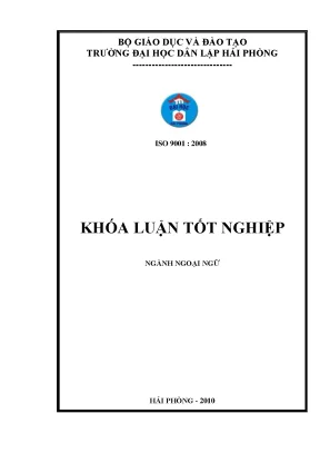 Khoá luận tốt nghiệp the study on conditional sentences in english and vietnamese