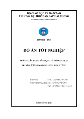 Khoá luận tốt nghiệp trường thcs hà giàng nhà học 5 tầng