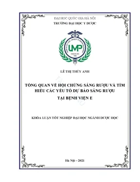 Khóa luận tốt nghiệp mô tả thực trạng phá thai từ 13 tuần đến 22 tuần tại bệnh viện phụ sản hà nội năm 2020 và một số yếu tố liên quan