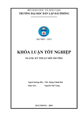 Khoá luận tốt nghiệp làm sạch dầu mỡ trên bề mặt kim loại bằng phương pháp điện hóa
