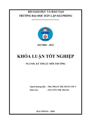 Khoá luận tốt nghiệp khảo sát sơ bộ khả năng hấp thụ cr ni của cây rau cải