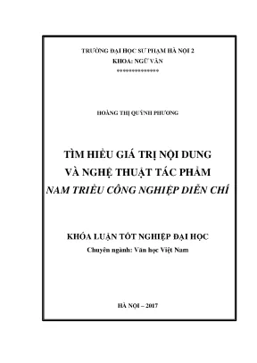 Khóa luận tốt nghiệp nông thôn trong truyện ngắn của kim lân