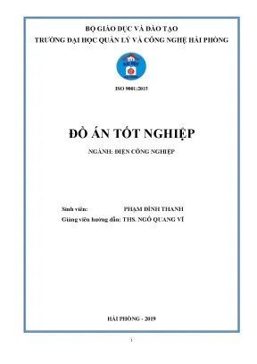 Khoá luận tốt nghiệp thiết kế bộ điều khiển cho tốc độ động cơ một chiều theo thuật toán logic mờ