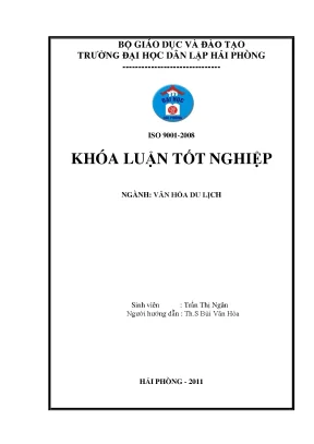 Khoá luận tốt nghiệp đề xuất một số giải pháp phát triển du lịch hải phòng giai đoạn 2011 2015