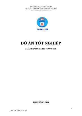 Khoá luận tốt nghiệp tìm hiểu và xây dựng ứng dụng lập lịch chương trình hội nghị