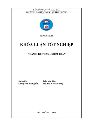 Khoá luận tốt nghiệp hoàn thiện công tác kế toán thanh toán với người mua người bán tại công ty tnhh thương mại xnk quốc tế tuấn tú
