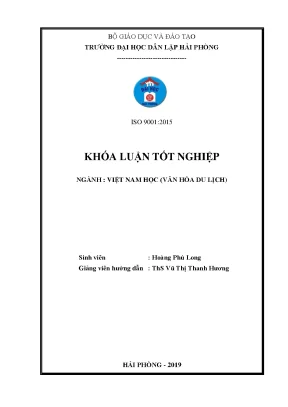 Khoá luận tốt nghiệp thực trạng và giải pháp nâng cao hiệu quả kinh doanh dịch vụ tiệc cưới nhà khách bến bính hải phòng