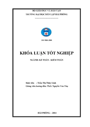 Khoá luận tốt nghiệp công tác kế toán tập hợp chi phí sản xuất và tính giá thành sản phẩm tại công ty cổ phần xây dựng và dịch vụ thương mại ngô quyền