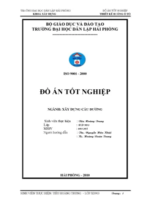 Khoá luận tốt nghiệp thiết kế tuyến đ ờng qua hai điểm b3 e8 thuộc tỉnh hà giang