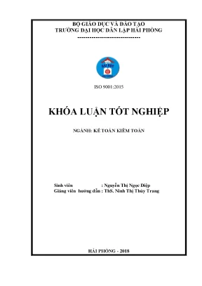 Khoá luận tốt nghiệp hoàn thiện công tác lập và phân tích bảng cân đối kế toán tại công ty tnhh máy thủy thế tường