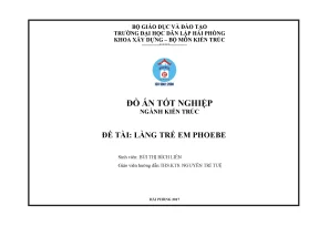Khoá luận tốt nghiệp làng trẻ em phoebe