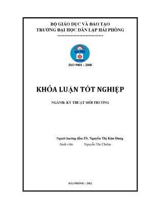 Khoá luận tốt nghiệp thiết kế hệ thống xử lý nƣớc thải bệnh viện công suất 200m3 ngày đêm