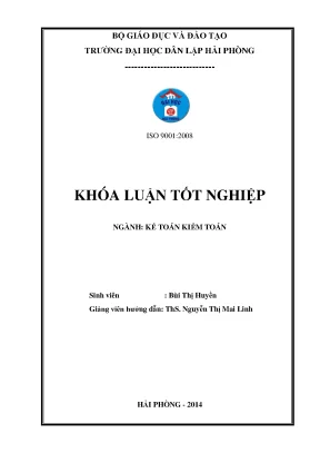 Khoá luận tốt nghiệp hoàn thiện công tác kế toán nguyên vật liệu tại công ty tnhh xây dựng thương mại huy dũng