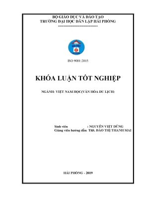 Khoá luận tốt nghiệp tìm hiểu hoạt động kinh doanh lữ hành tại công ty tnhh mtv dịch vụ và lữ hành saigontourist chi nhánh hải phòng