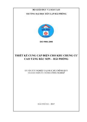 Đồ án tốt nghiệp ngành điện tự động công nghiệp thiết kế cung cấp điện cho khu chung cư cao tầng bắc sơn hải phòng