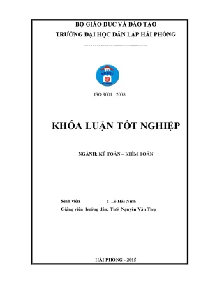 Khoá luận tốt nghiệp hoàn thiện công tác kế toán hàng hóa tại công ty cổ phần bình minh