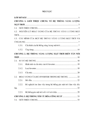 Khoá luận tốt nghiệp tổng quan các bộ biến đổi dùng trong lưới pv đi sâu xây dựng bộ biến đổi 12v sang 48v