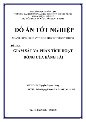 Đồ án tốt nghiệp giám sát và phân tích hoạt động của băng tải