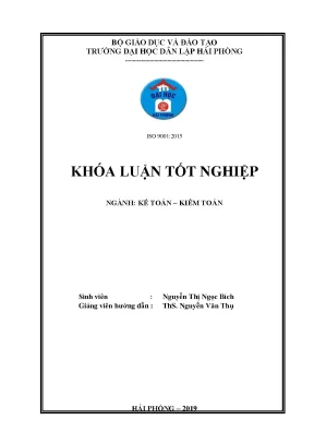 Khoá luận tốt nghiệp hoàn thiện công tác kế toán tài sản cố định tại công ty tnhh thương mại vic
