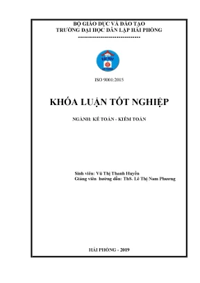 Khoá luận tốt nghiệp hoàn thiện công tác kế toán doanh thu chi phí và xác định kết quả kinh doanh tại công ty cp viễn thông h t c