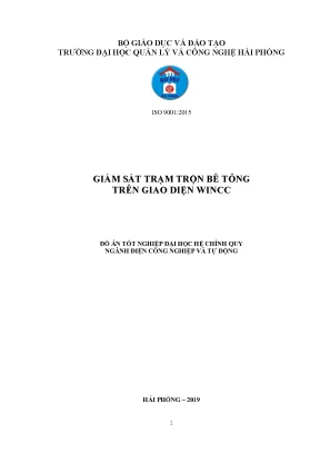 Khoá luận tốt nghiệp giám sát trạm trộn bê tông trên giao diện wincc
