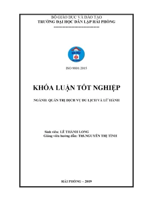 Khoá luận tốt nghiệp một số biện pháp marketing mixnhằm thu hút khách du lịch vào mùa du lịch thấp điểm tại khách sạn new star hạ long