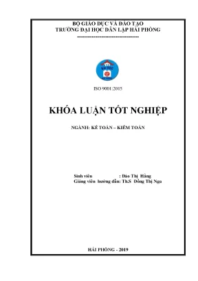 Khoá luận tốt nghiệp hoàn thiện công tác kế toán doanh thu chi phí và xác định kết quả kinh doanh tại công ty cổ phần dịch vụ vận tải thành an phát