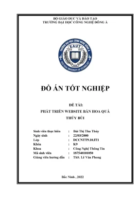Phát triển website bán hoa quả thủy bùi đồ án tốt nghiệp