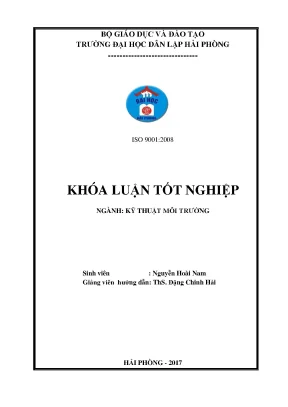 Khoá luận tốt nghiệp tái sinh dầu nhờn thải bằng phương pháp hóa lý góp phần giảm thiểu ô nhiễm môi trường