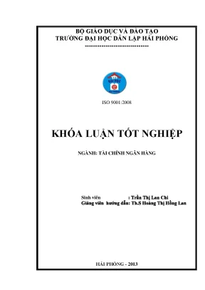 Khoá luận tốt nghiệp một số giải pháp nhằm nâng cao chất lượng tín dụng đối với hộ sản xuất tại ngân hàng nông nghiệp và phát triển nông thôn quảng ninh chi nhánh quảng yê