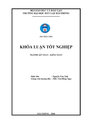 Khoá luận tốt nghiệp kế toán chi phí sản xuất và tính giá thành sản phẩm tại công ty tnhh takahata precision việt nam
