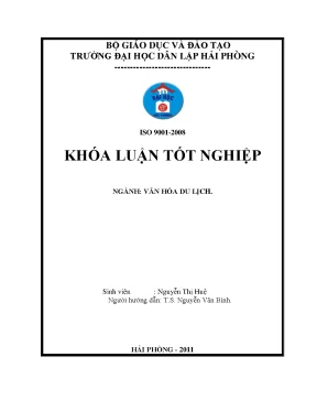 Khoá luận tốt nghiệp nghiên cứu mô hình các câu lạc bộ cung văn hóa lao động hữu nghị việt tiệp gắn với văn hóa du lịch