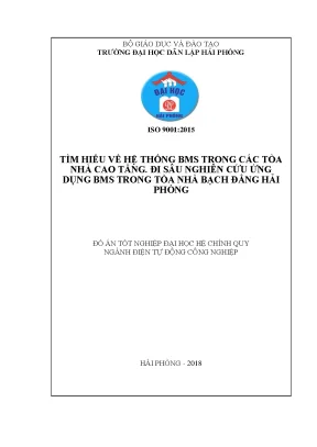 Khoá luận tốt nghiệp tìm hiểu về hệ thống bms trong các tòa nhà cao tầng đi sâu nghiên cứu ứng dụng bms trong tòa nhà bạch đằng hải phòng