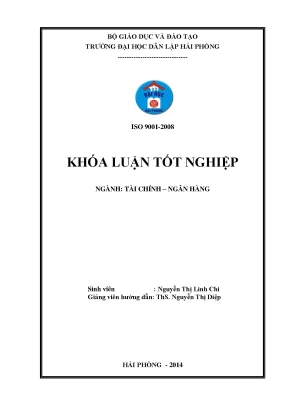 Khoá luận tốt nghiệp giải pháp nâng cao chất lượng tín dụng đối với doanh nghiệp nhỏ và vừa tại ngân hàng thương mại cổ phần an bình chi nhánh hải phòng