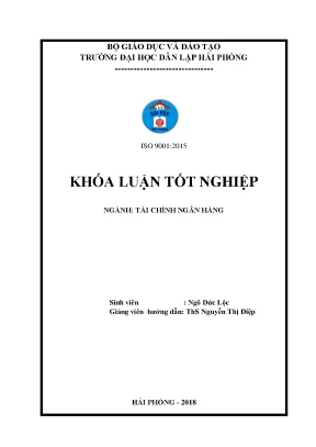 Khoá luận tốt nghiệp một số giải pháp nâng cao hiệu quả hoạt động tín dụng đối với hộ nghèo của ngân hàng chính sách xã hội quận hồng bàng hải phòng