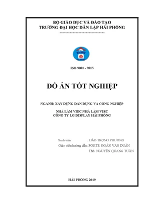 Khoá luận tốt nghiệp nhà làm việc nhà làm việc công ty lg display hải phòng