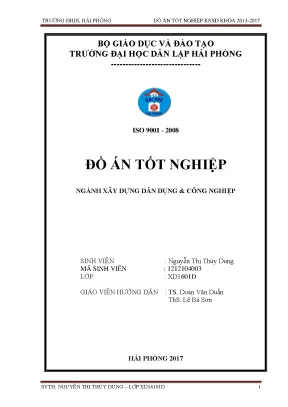 Khoá luận tốt nghiệp chung cư tái định cư hải phòng