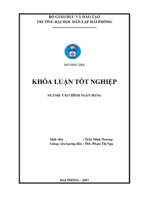 Khoá luận tốt nghiệp phân tích tình hình tài chính tại công ty tnhh đầu tư thương mại hoàng nam phát