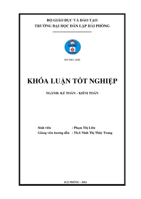 Khoá luận tốt nghiệp hoàn thiện kế toán danh thu chi phí và xác định kết quả kinh doanh tại công ty cổ phần thương mại sông dầu