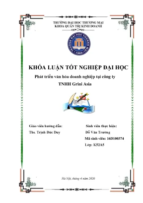 Khóa luận tốt nghiệp quản trị kinh doanh nâng cao năng lực cạnh tranh của công ty cổ phần dược phẩm vinacare