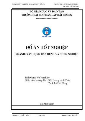 Khoá luận tốt nghiệp khu chung cư bắc sơn 9 tầng